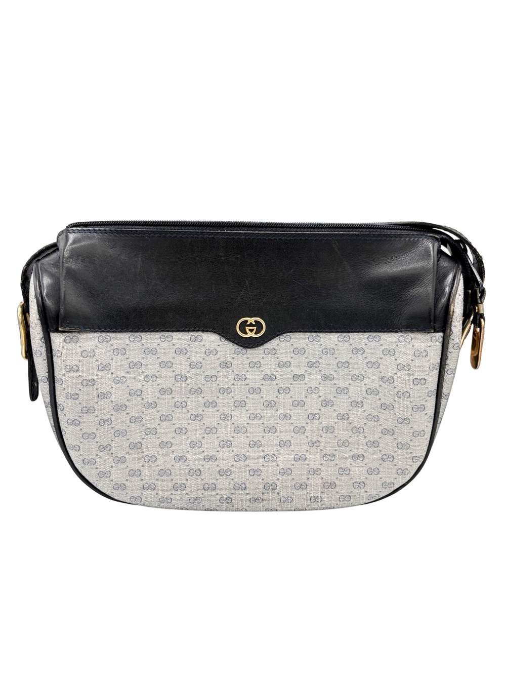 Gucci Ophidia Vintage 80s 90s GG Monogram Canvas Crossbody Bag Italy